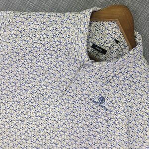 Breezy Golf Polo Shirt 2XL White Beer Can All Over Print Golfcore Rose Creek